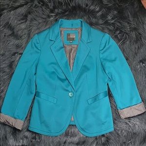 Emerald green blazer